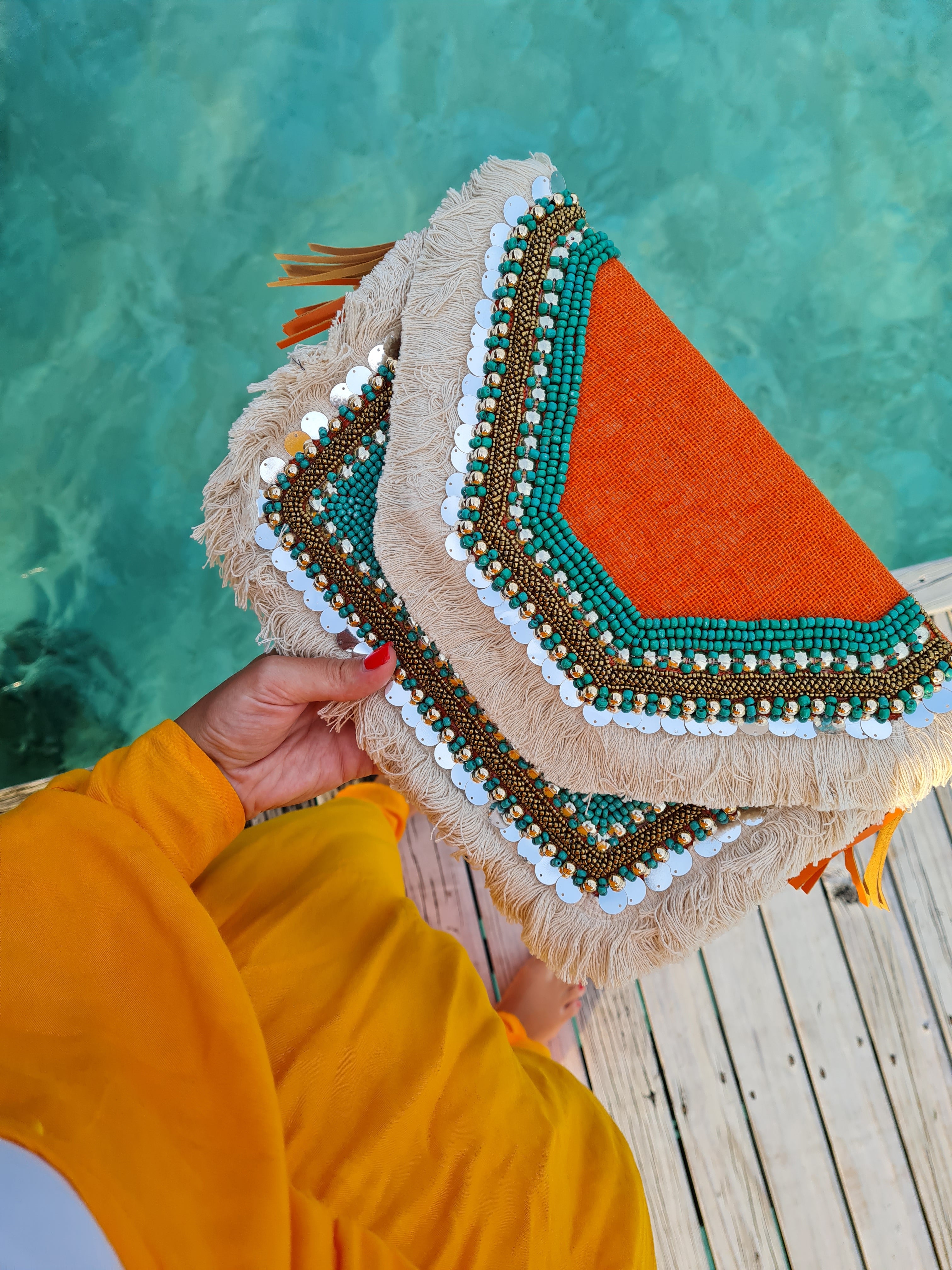 Whispers of Joy Bohemian Clutch