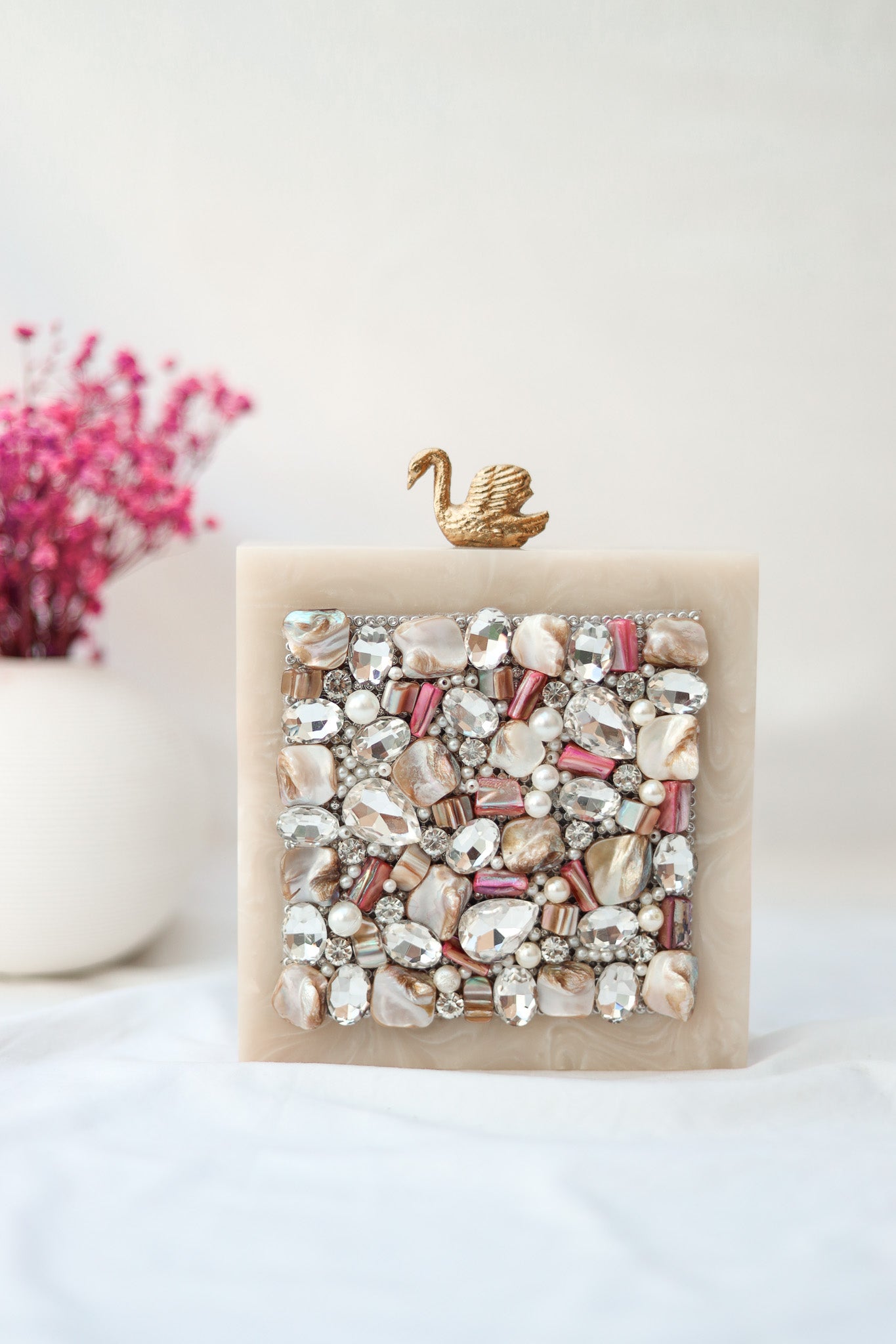 Acrylic Clutch Bag Women&