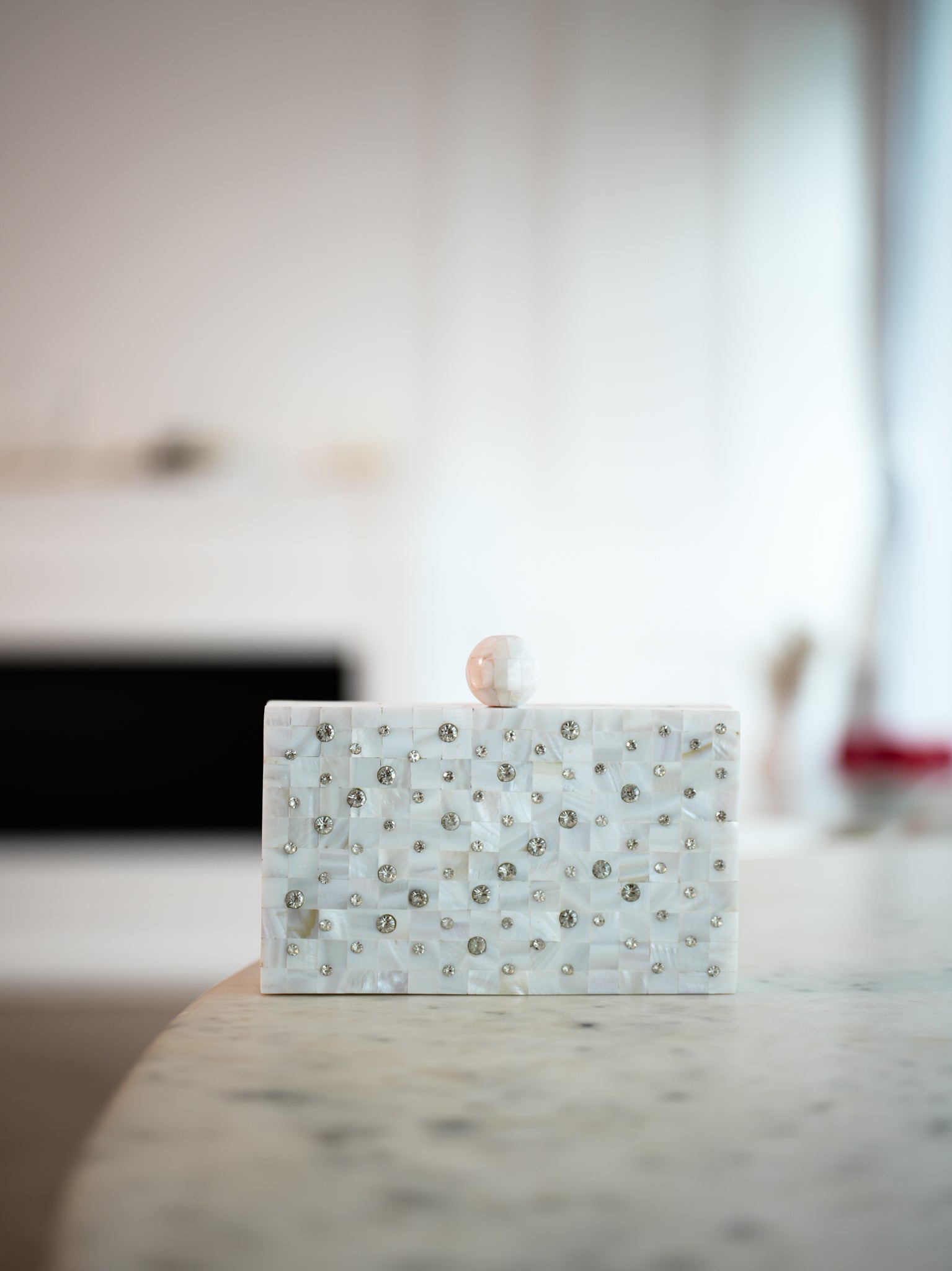 Sweet Serenity Mother of Pearl Clutch