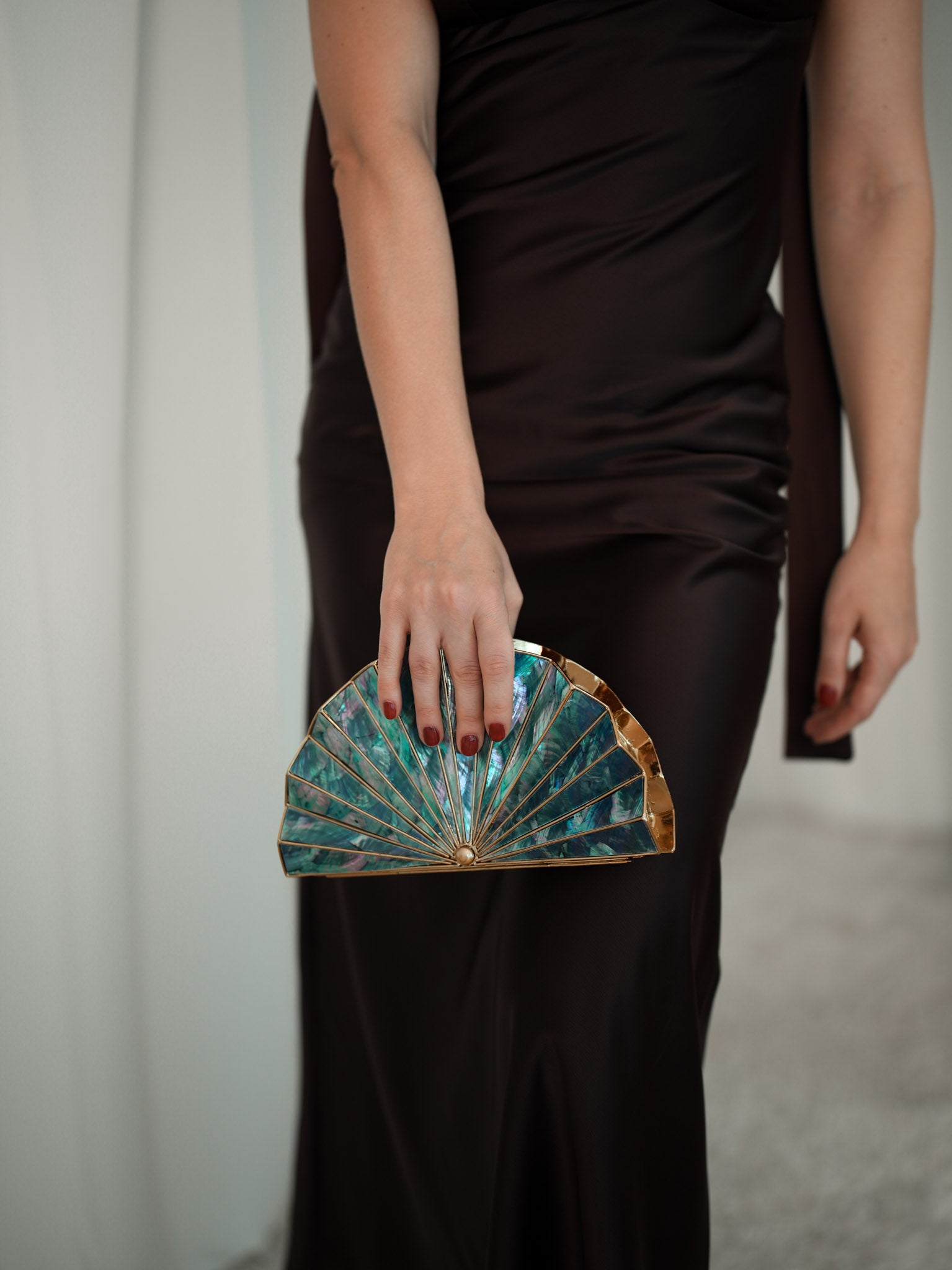 A Story to Carry Mother of Pearl Clutch