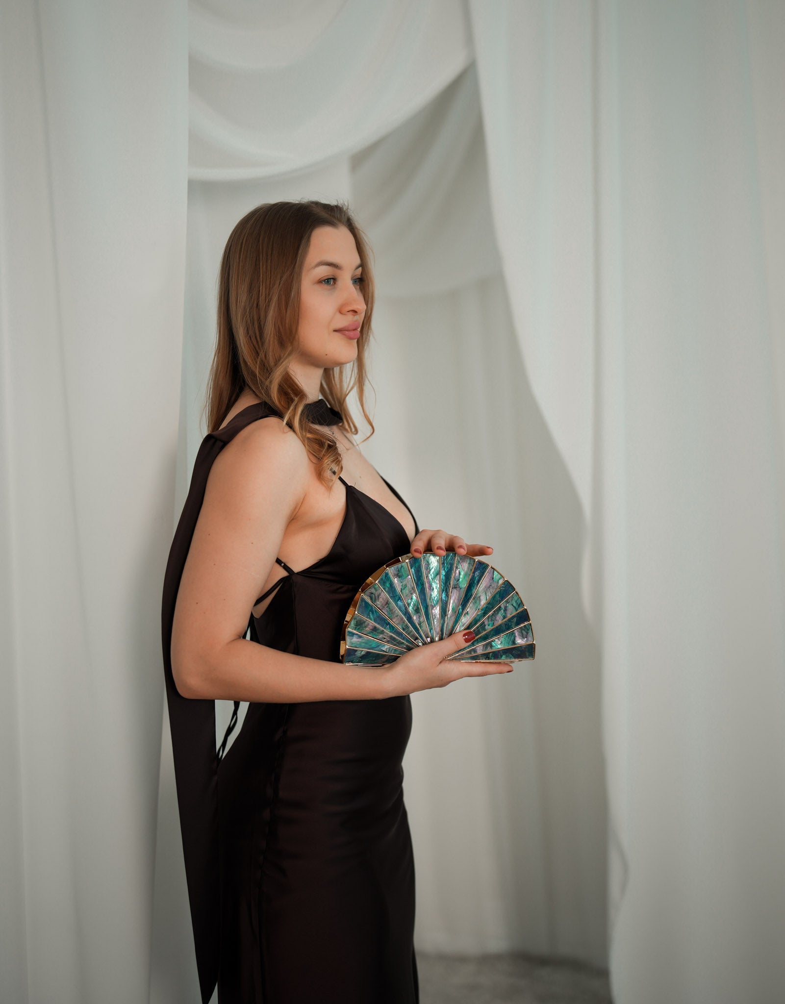 A Story to Carry Mother of Pearl Clutch