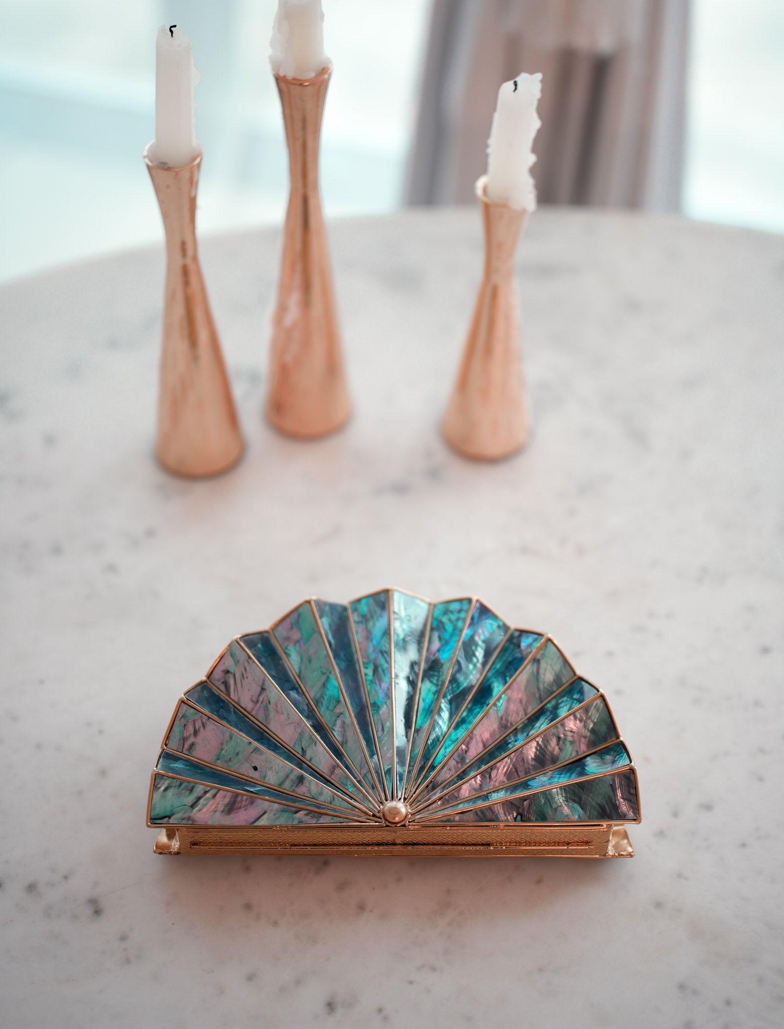 A Story to Carry Mother of Pearl Clutch