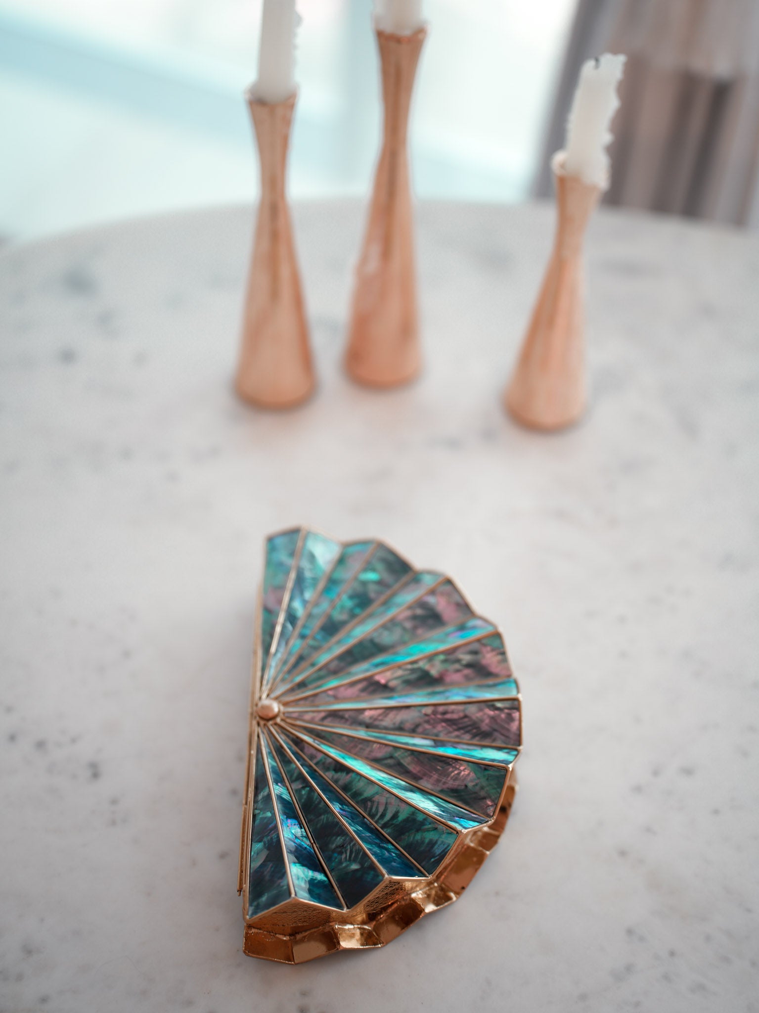 A Story to Carry Mother of Pearl Clutch