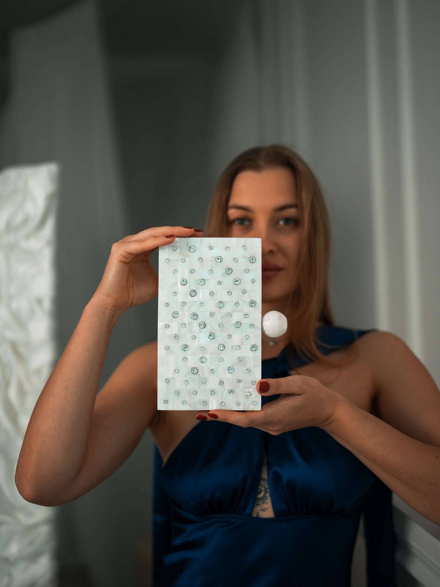 Sweet Serenity Mother of Pearl Clutch