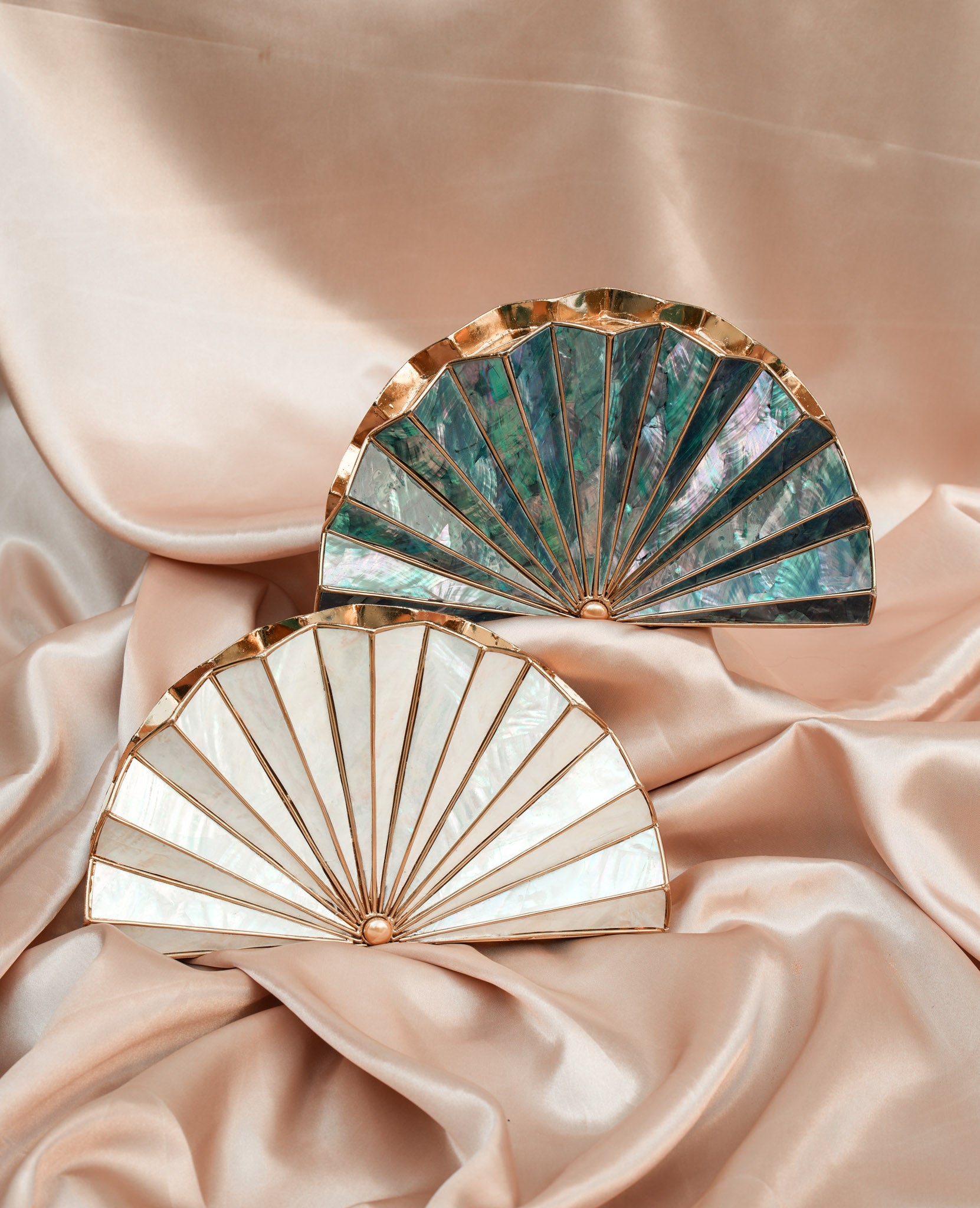 A Story to Carry Mother of Pearl Clutch