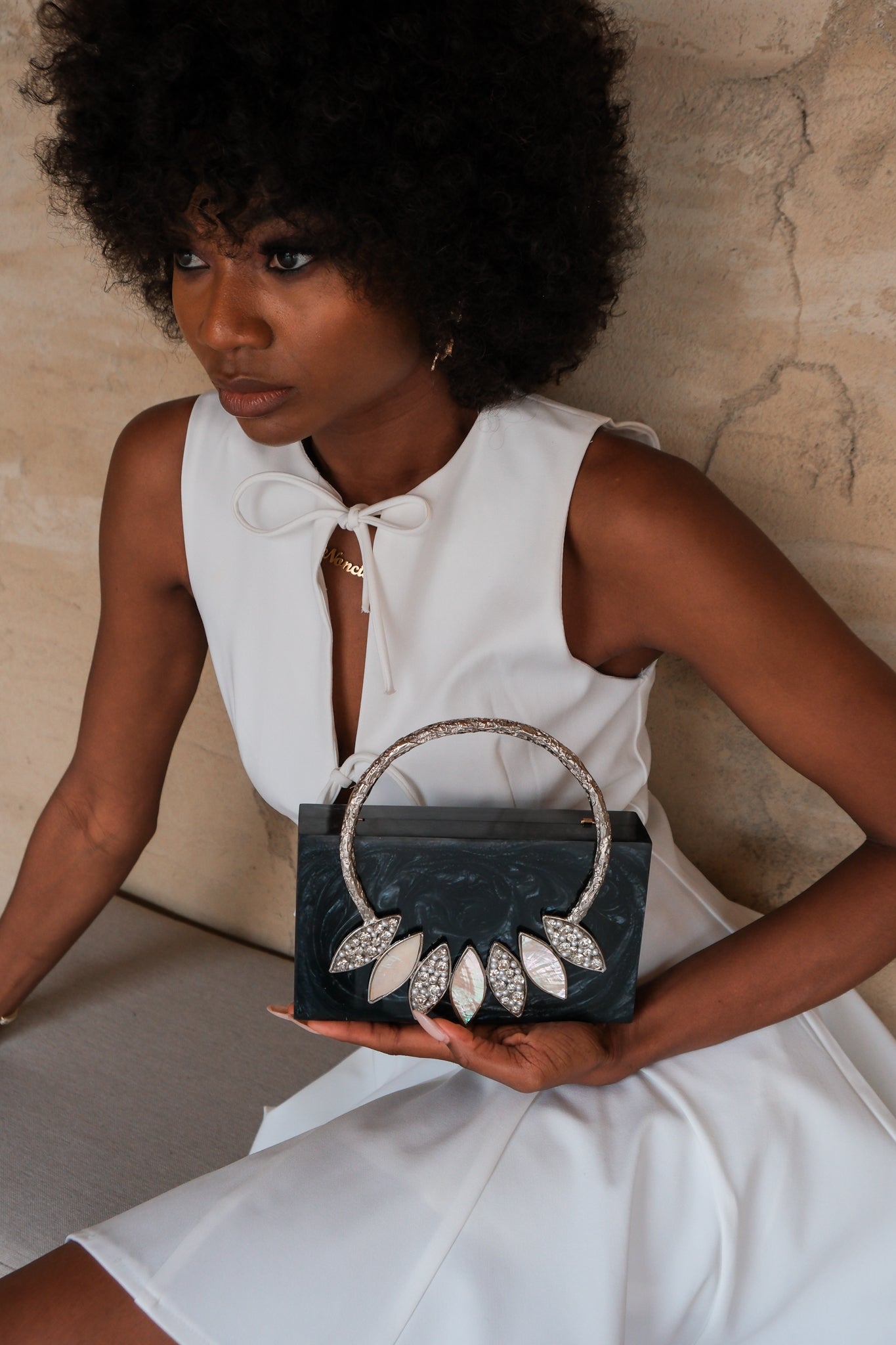 Thriving All Night Clutch (Black)