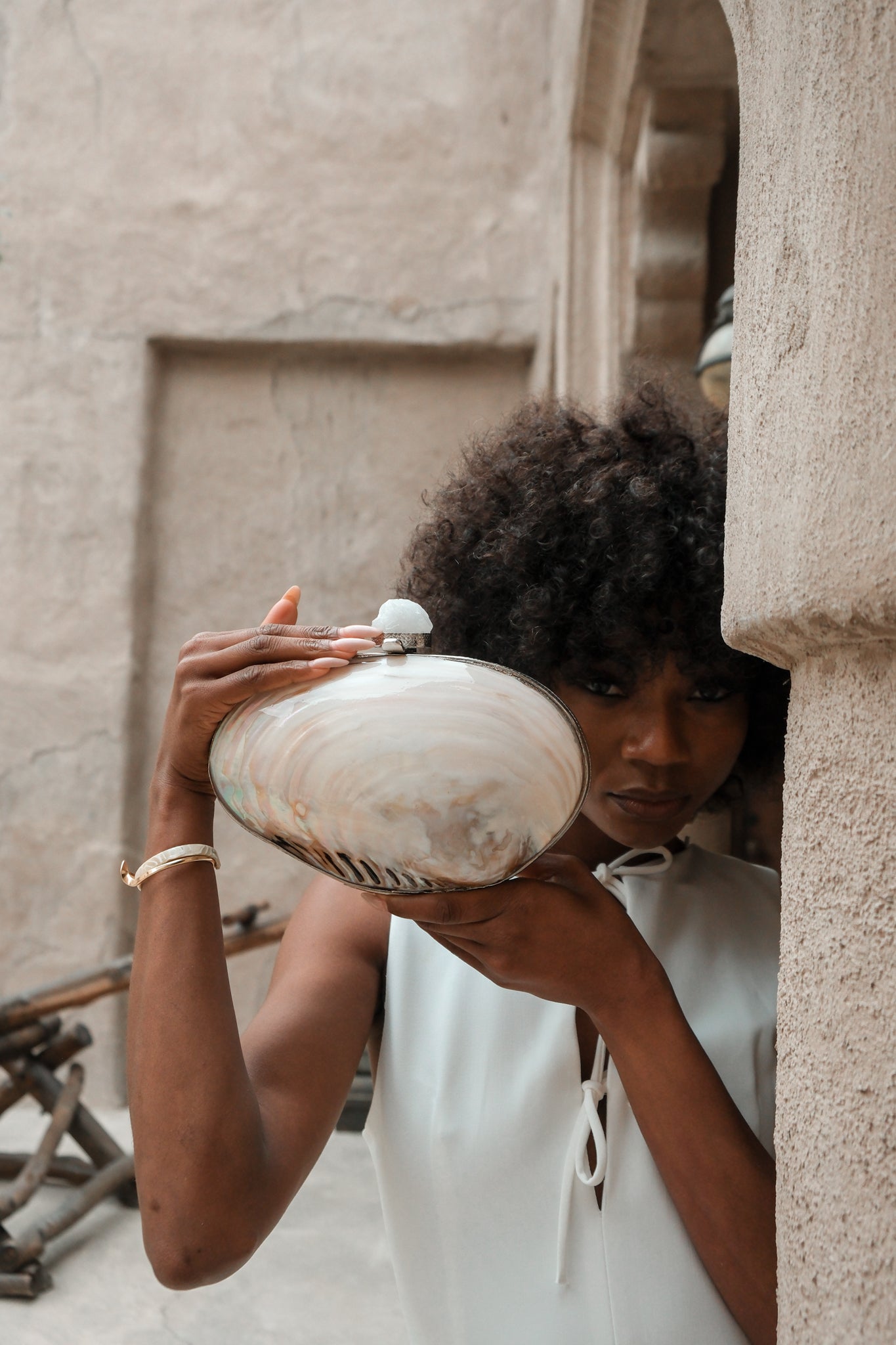 Ocean Lullaby Shell Bag