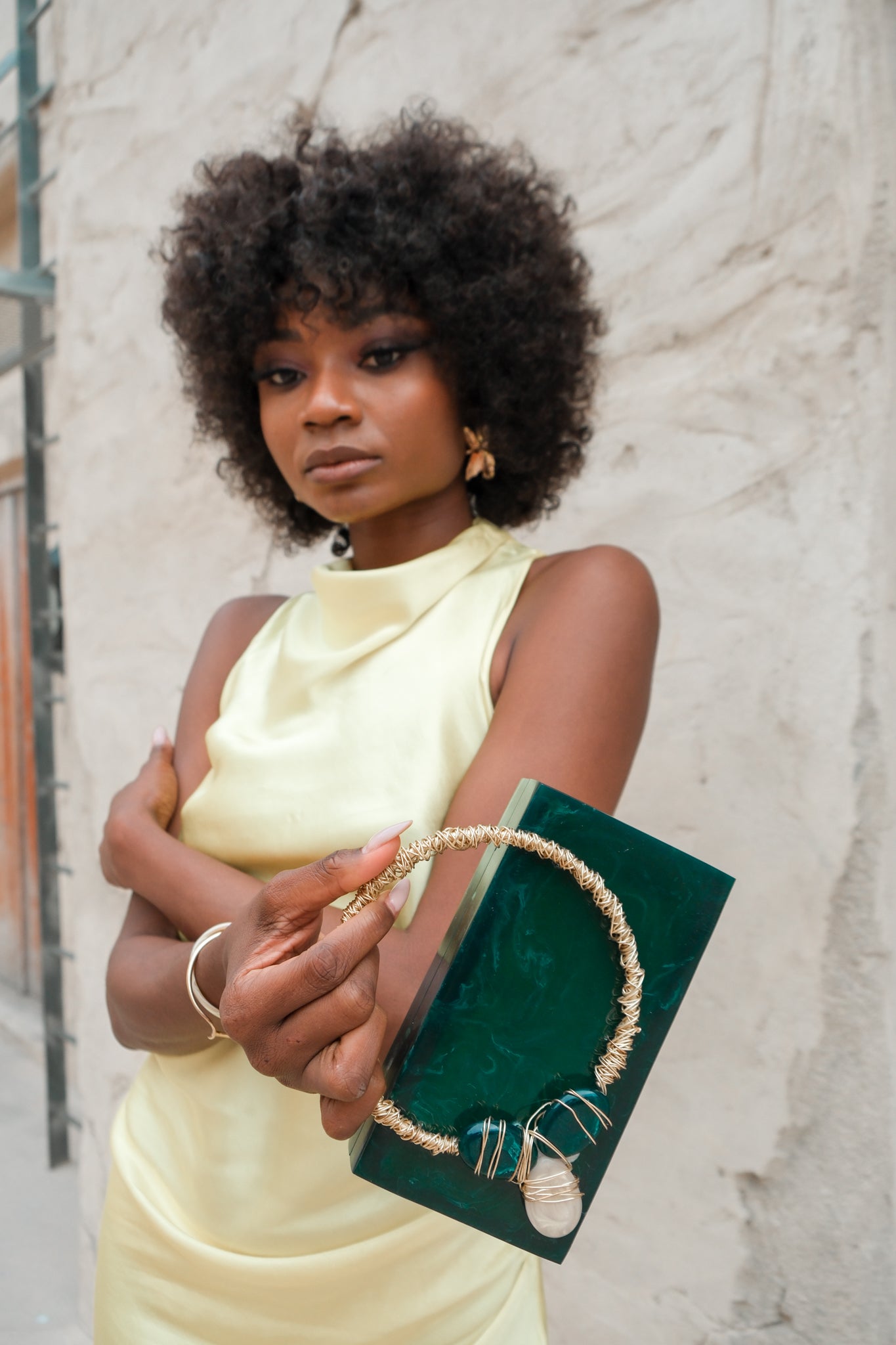 Emerald Embrace Clutch