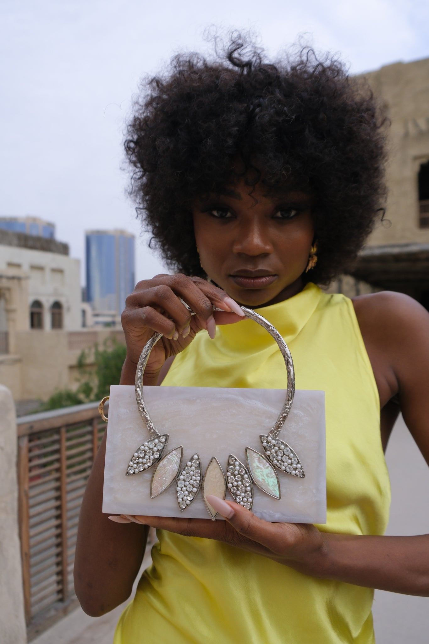 Thriving All Night Clutch (Silver handle)