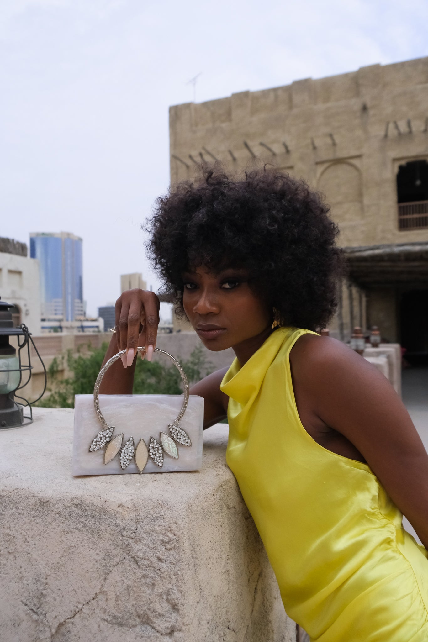 Thriving All Night Clutch (Silver handle)