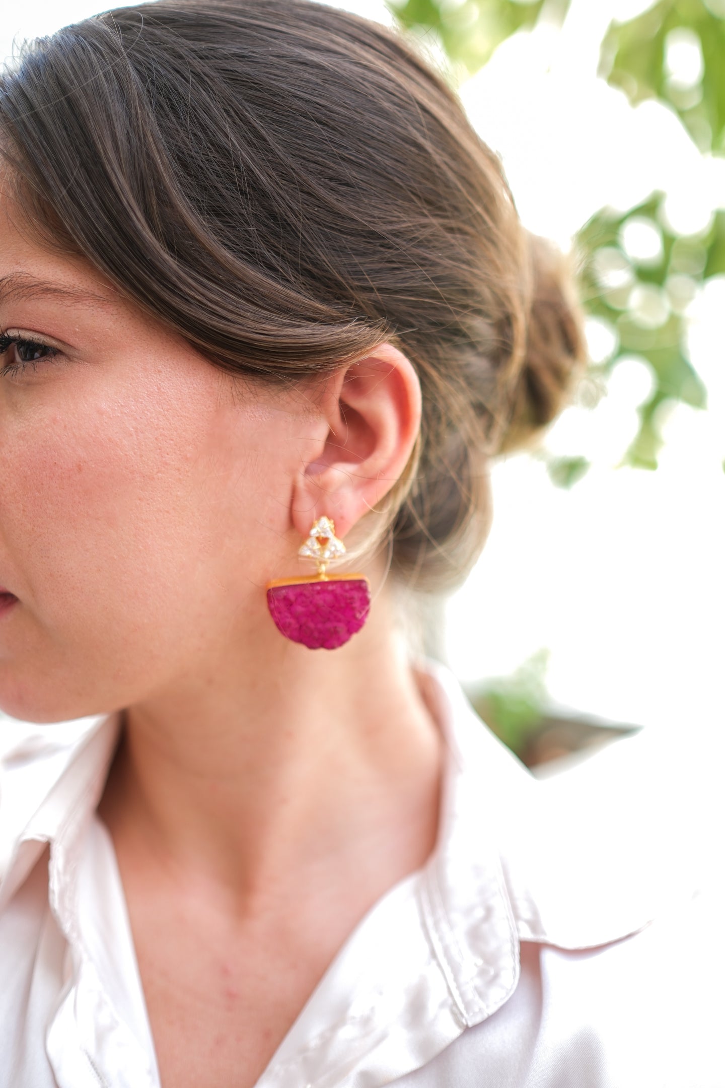 Heartfelt Harmony Druzy Stone Earrings