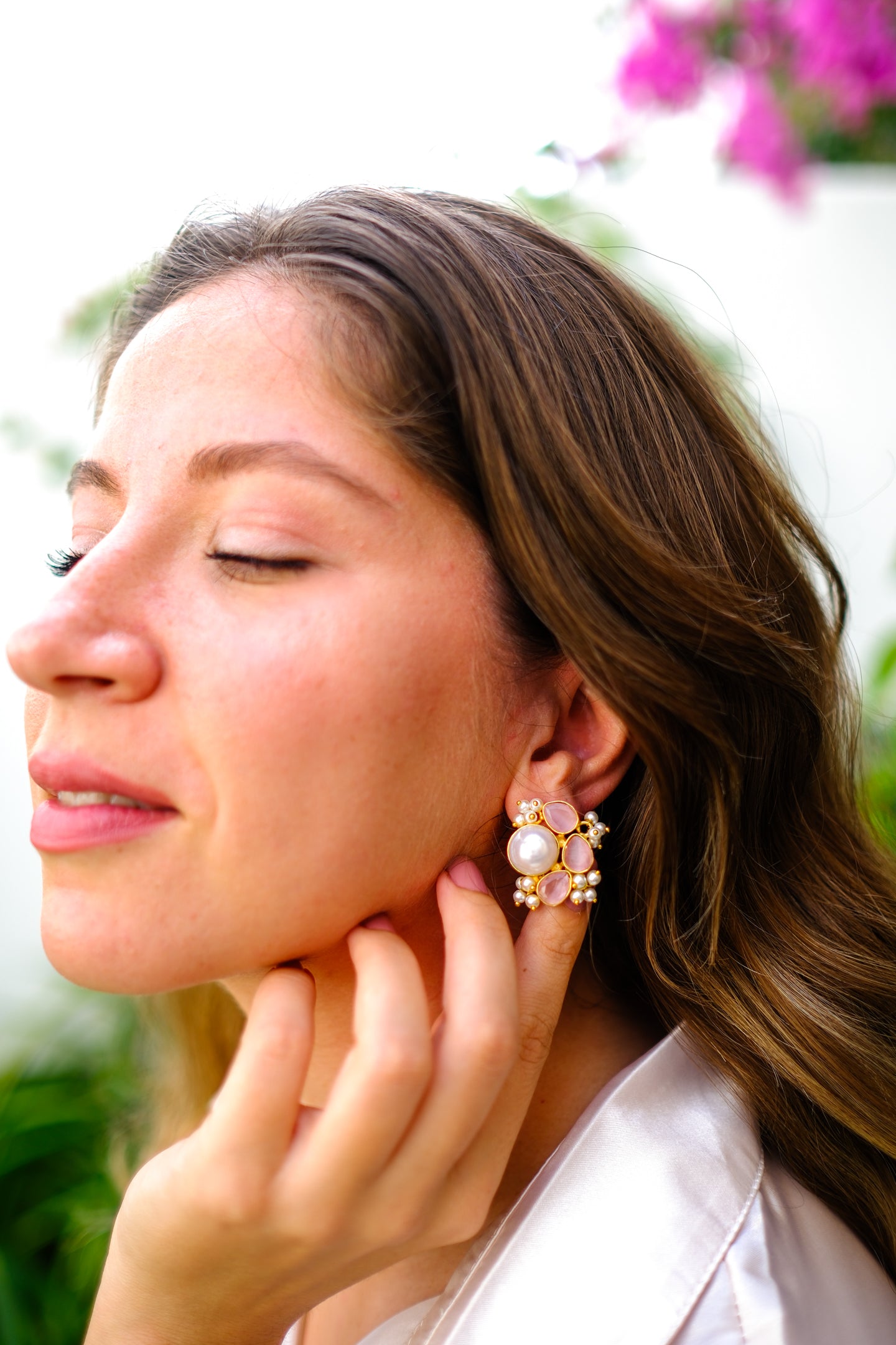 Melodic Love Monalisa Stone Earrings