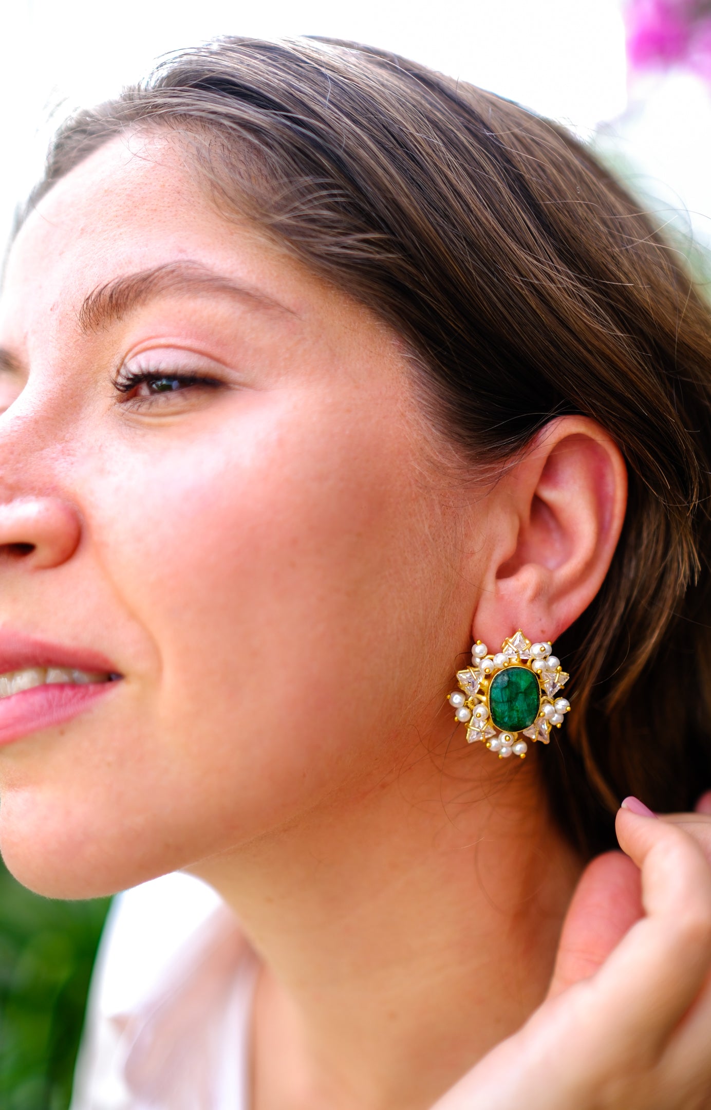 Enduring Love Corundum Stone Earrings