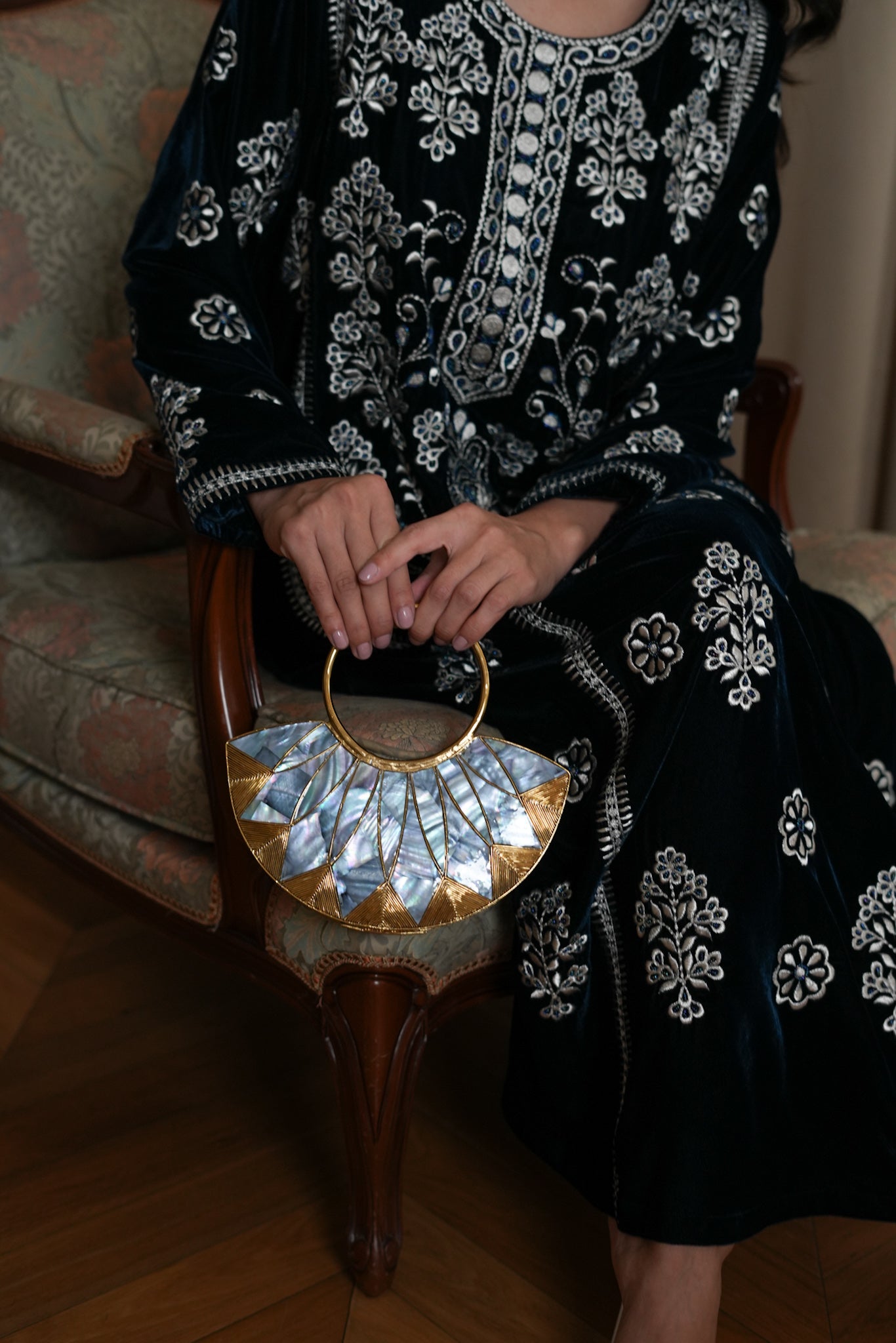 Make Yourself Happy Gold Bag