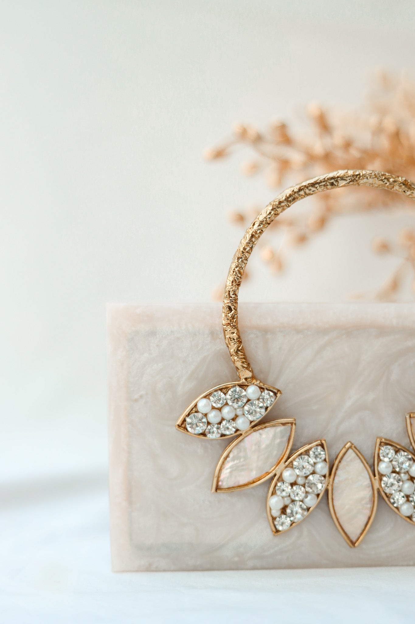 Evening Clutch Bag For Wedding, Night Resin Clutch, Selomenika