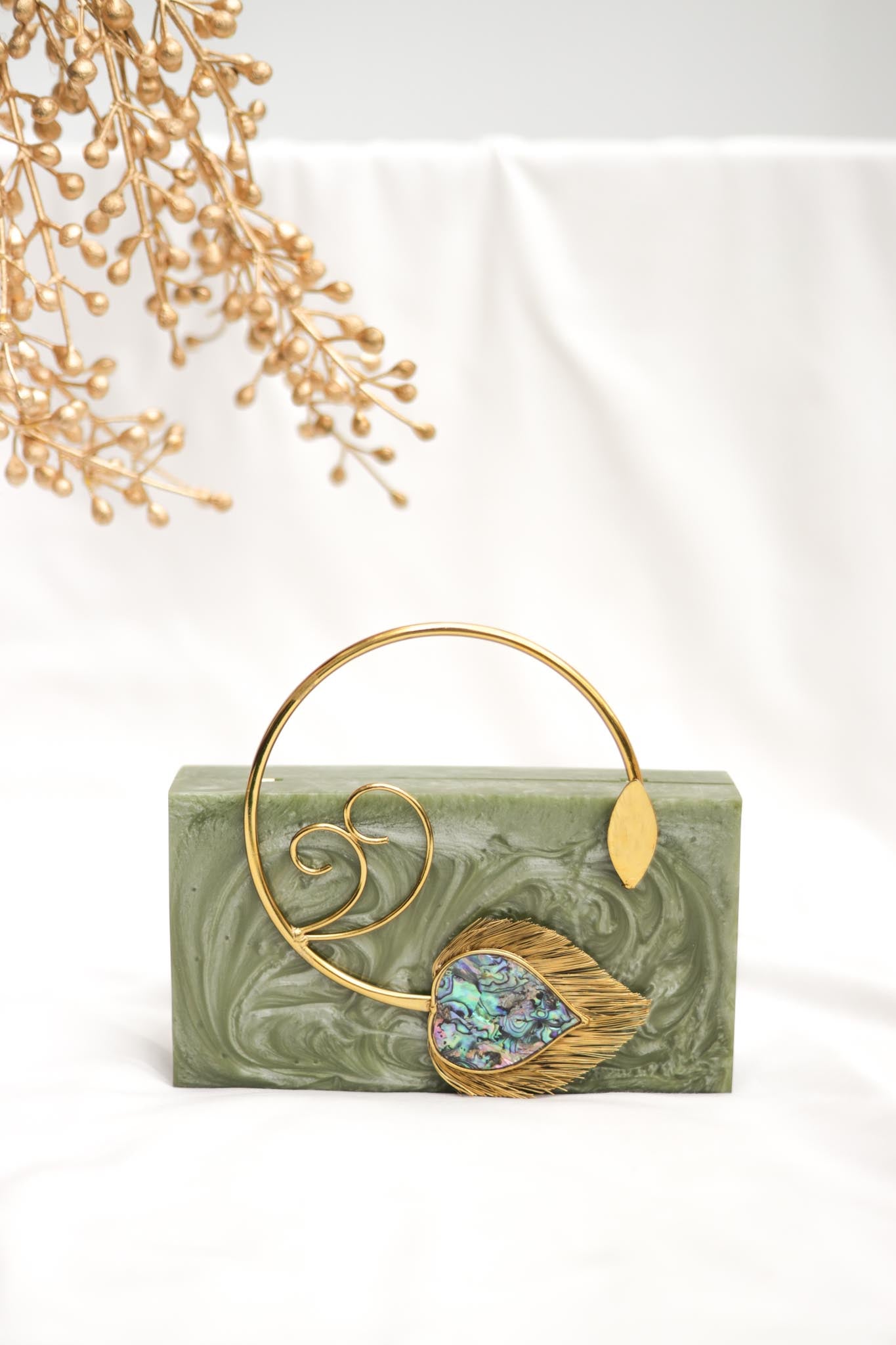Sway into Serenity Clutch