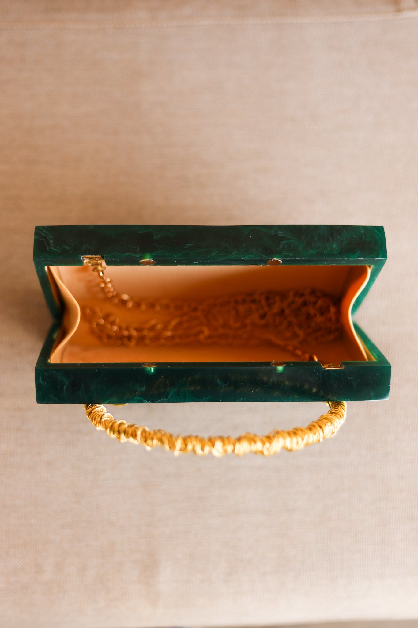 Emerald Embrace Clutch