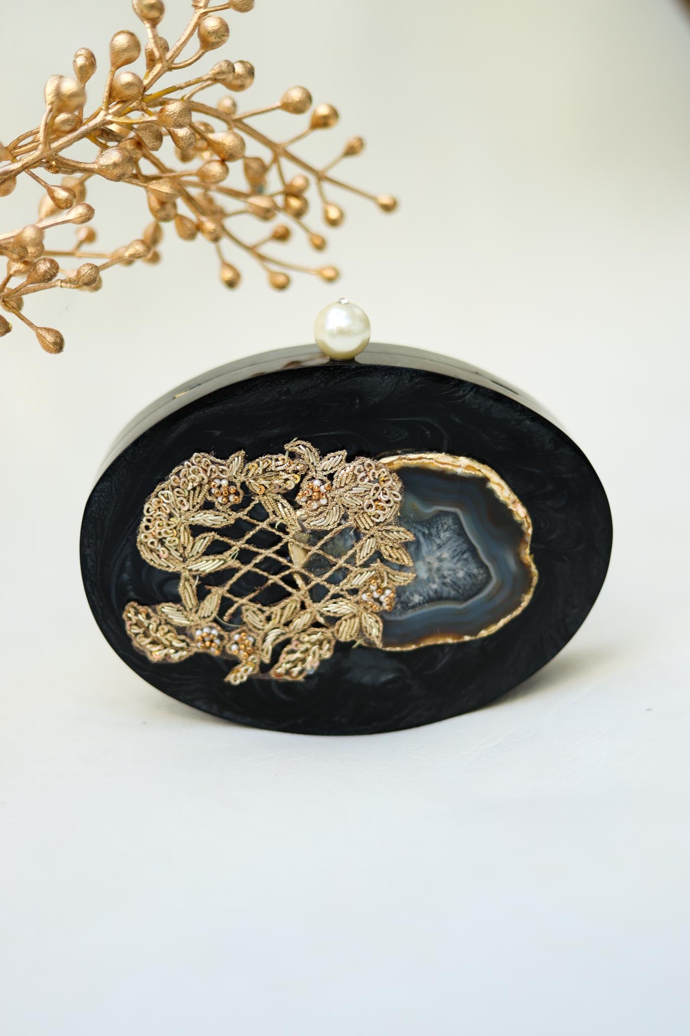 Unique Clutch Bag, Turn up the Sunshine Resin bag, Selomenika