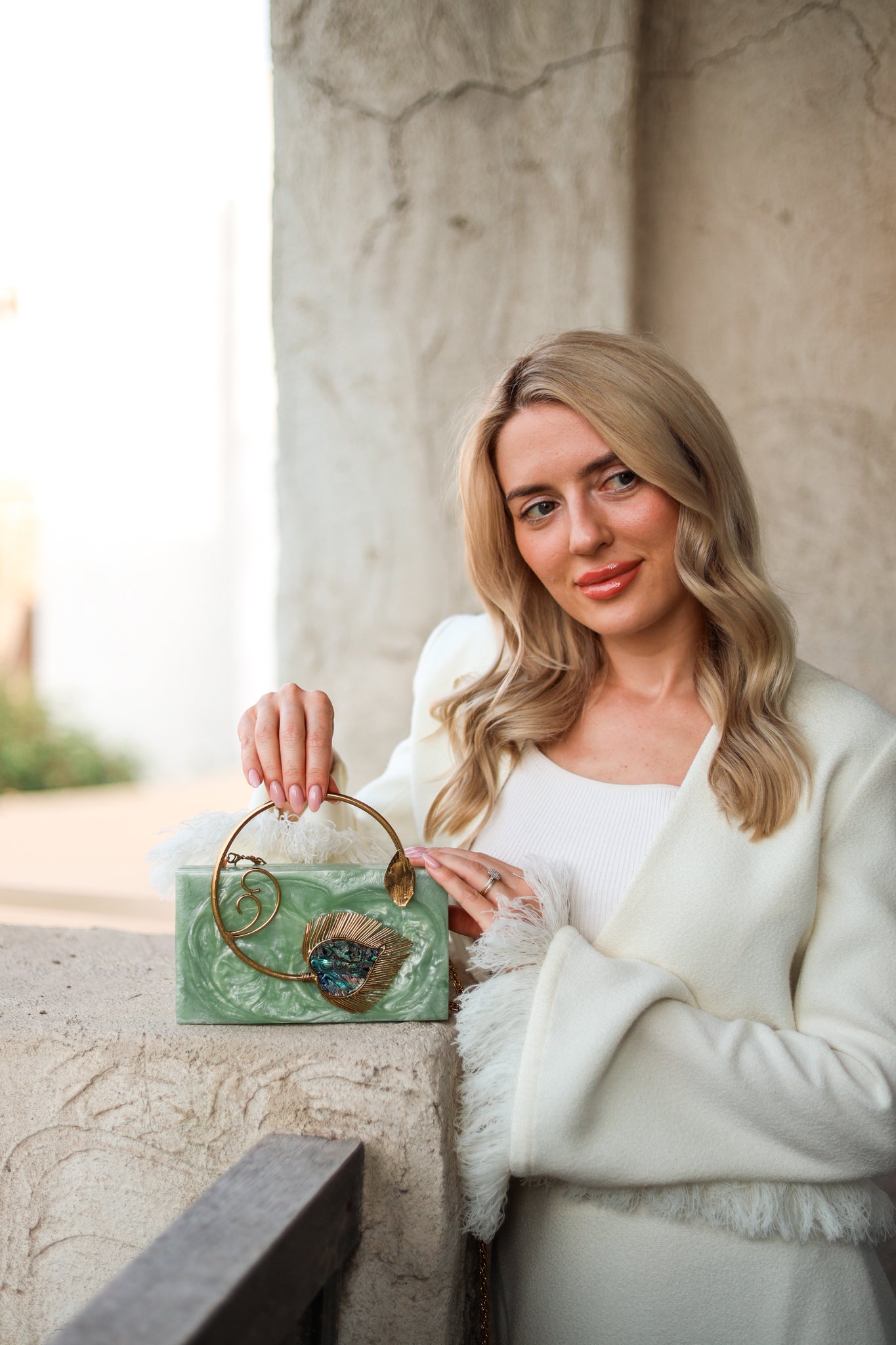 Sway into Serenity Clutch