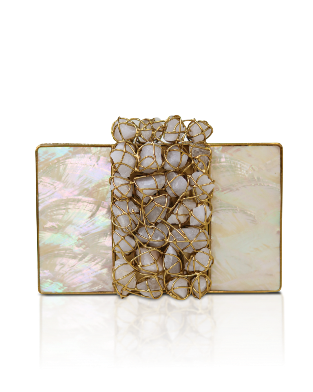 Lost Forever Brass Clutch