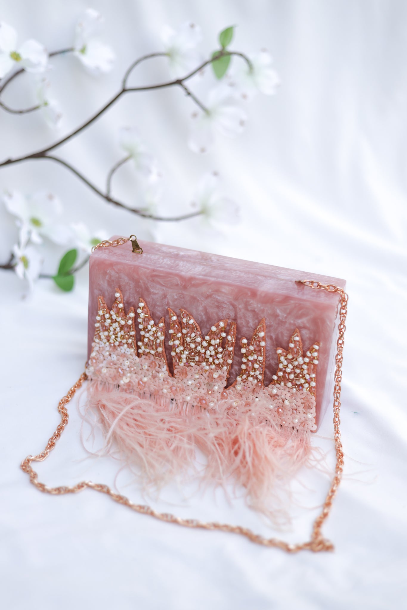 Luxury Evening Bags | Shade of Love Resin Bag | Selomenika