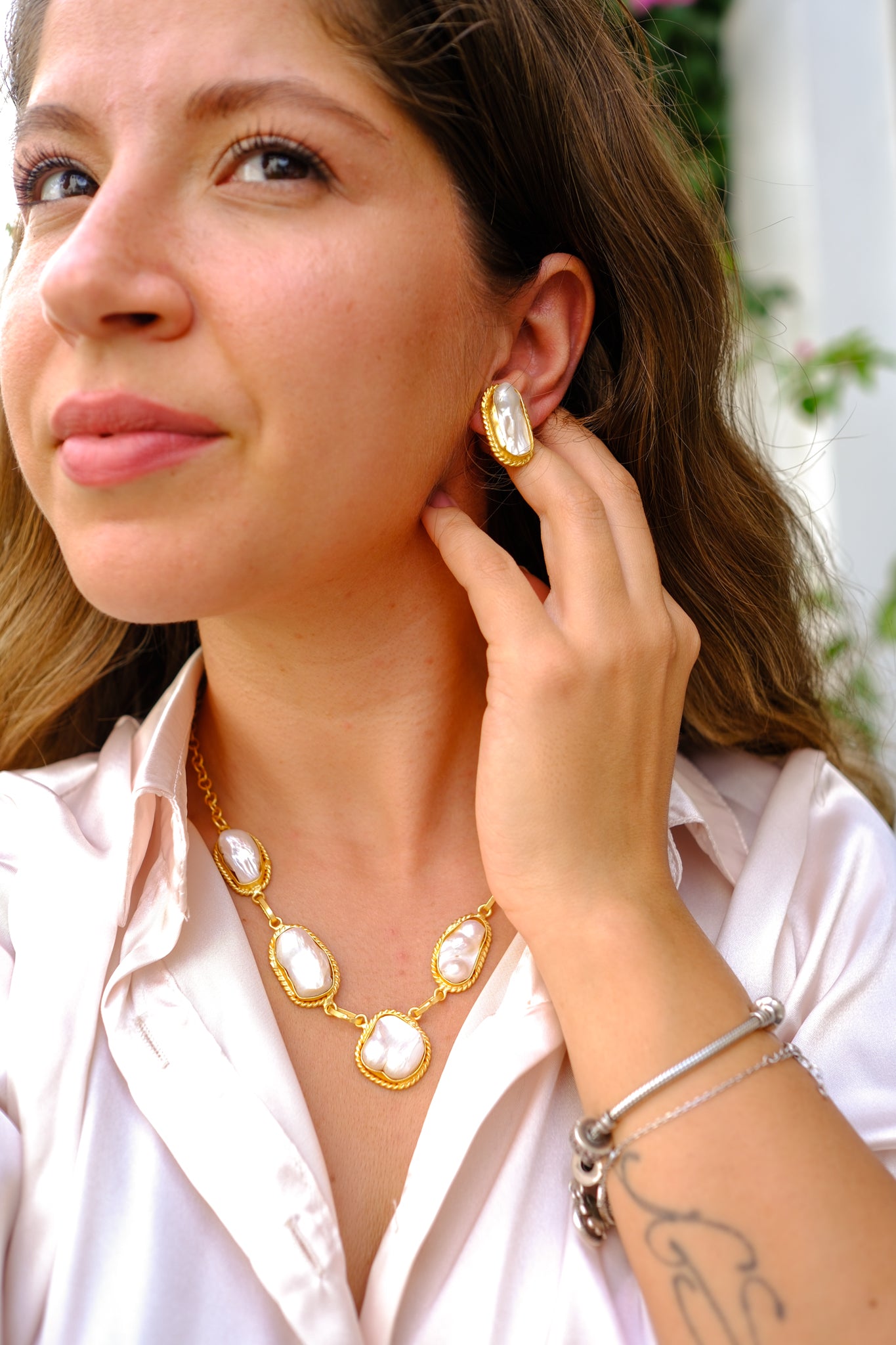 Pearl Earrings For Weddings, Delights Pearl Earrings, Selomenika