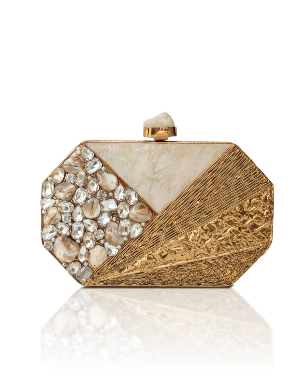 Wish me Luck Brass Clutch