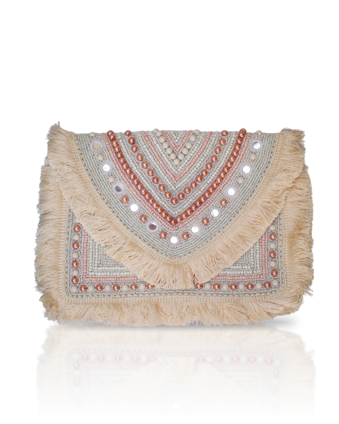 Blush Nomade Bohemian Clutch