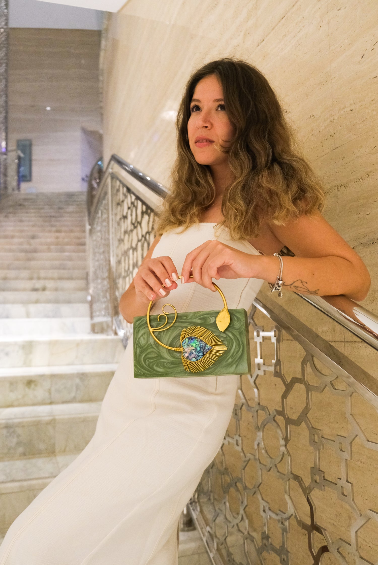 Sway into Serenity Clutch