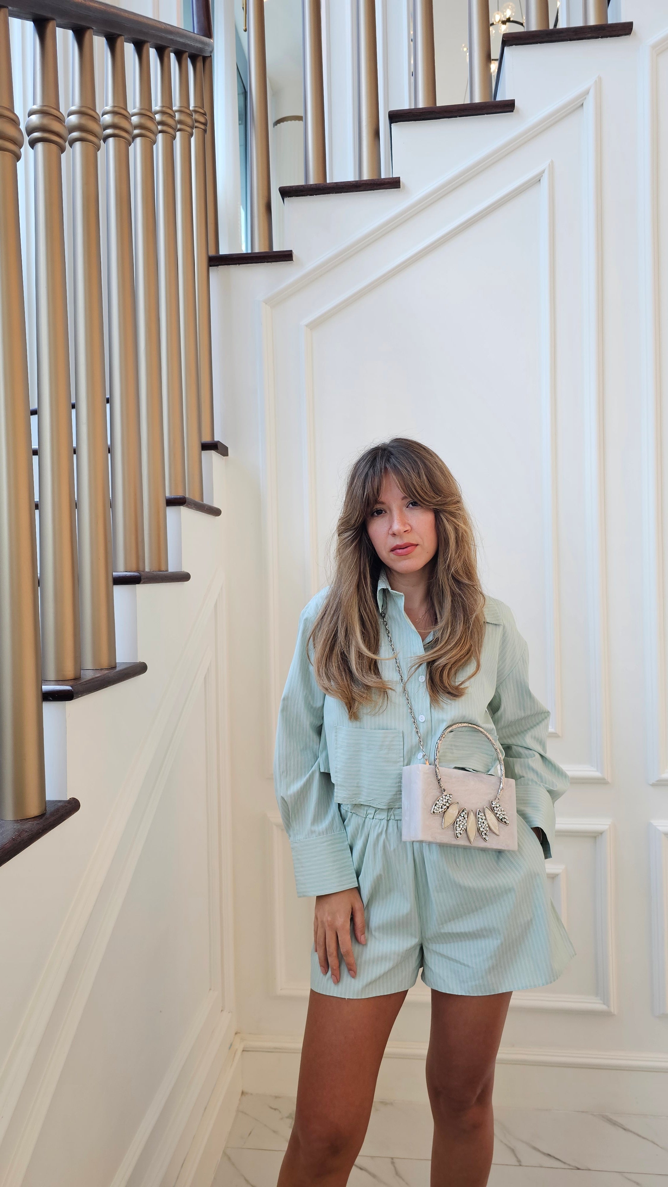 Thriving All Night Clutch (Silver handle)