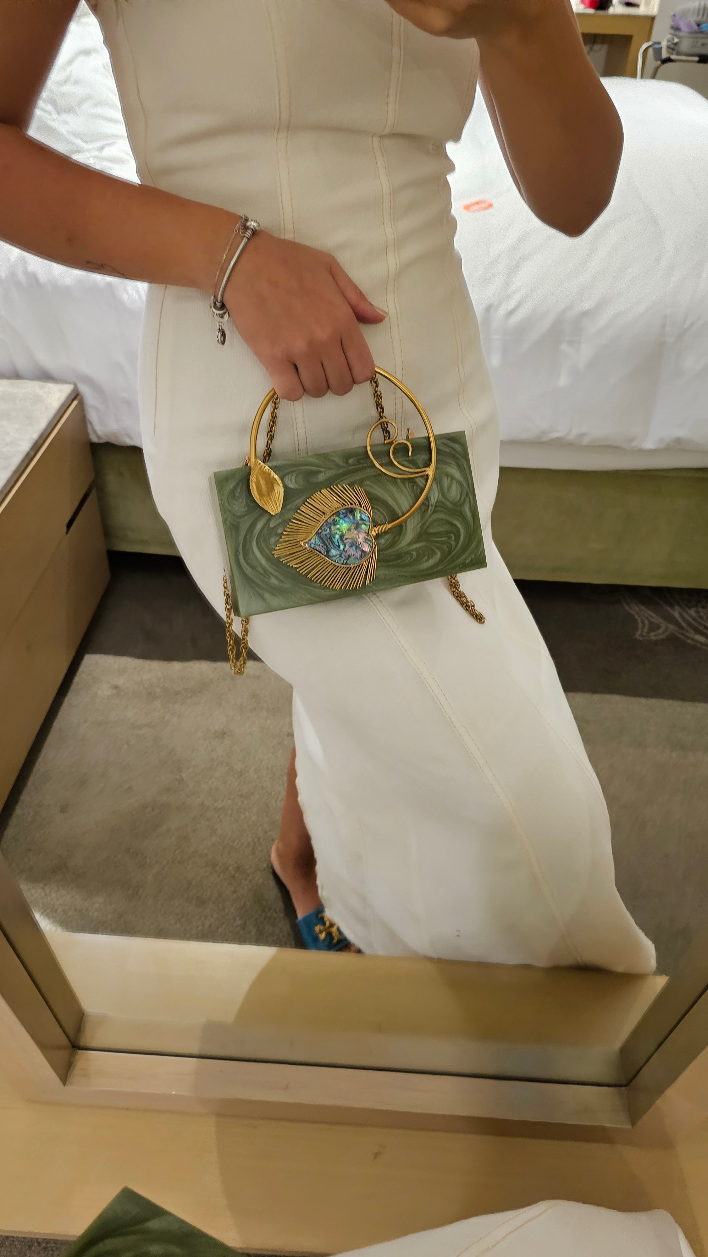 Sway into Serenity Clutch