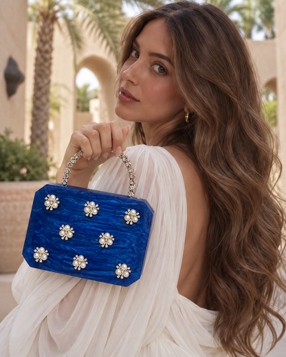 Beyond the Ordinary Clutch (Navy Blue)