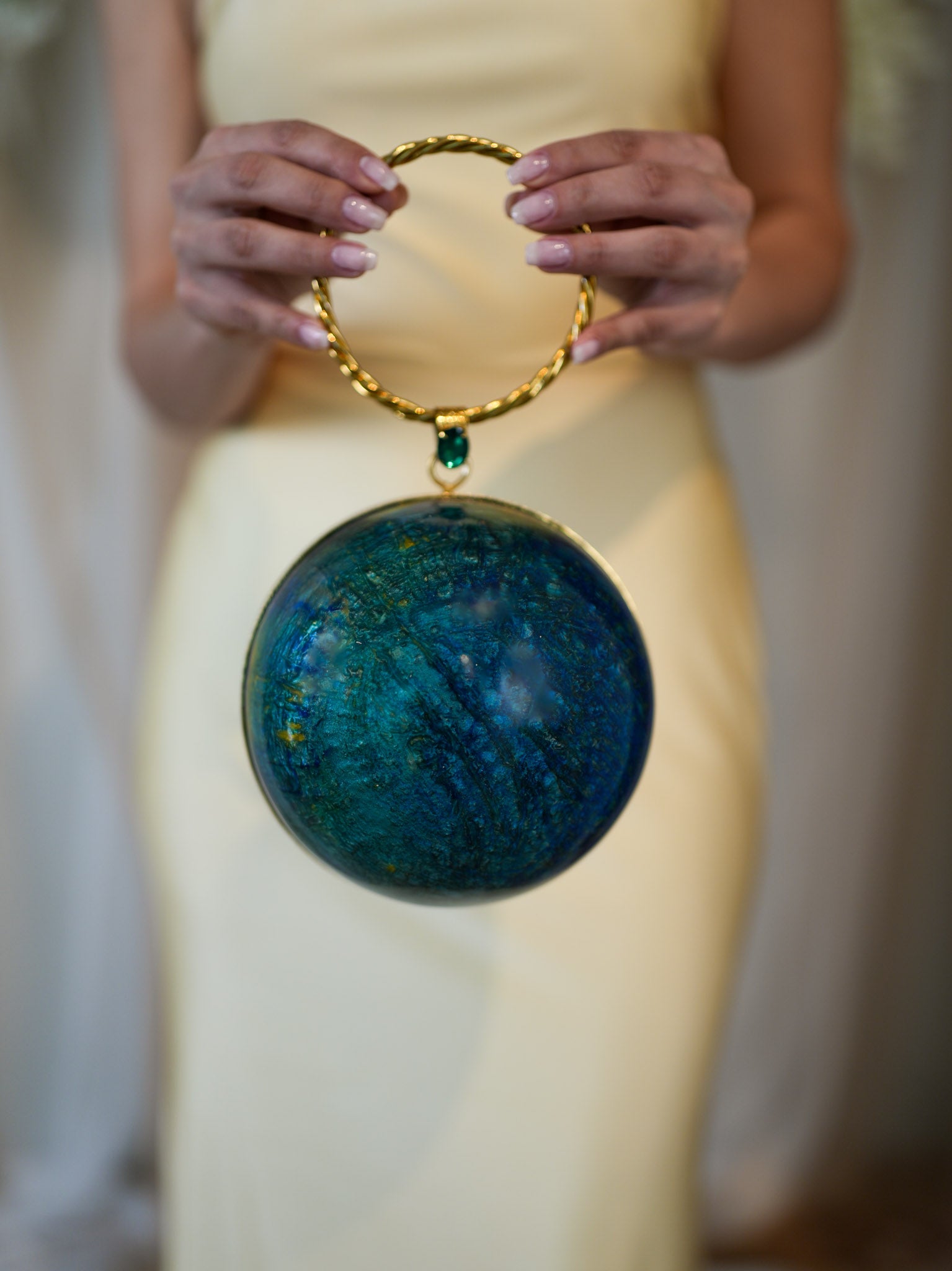 World in Your Hand Clutch