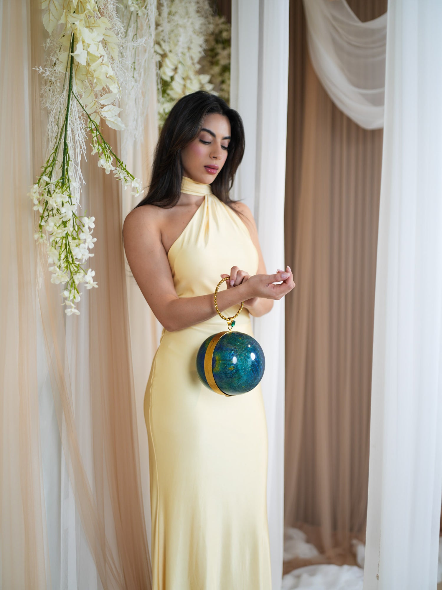 World in Your Hand Clutch