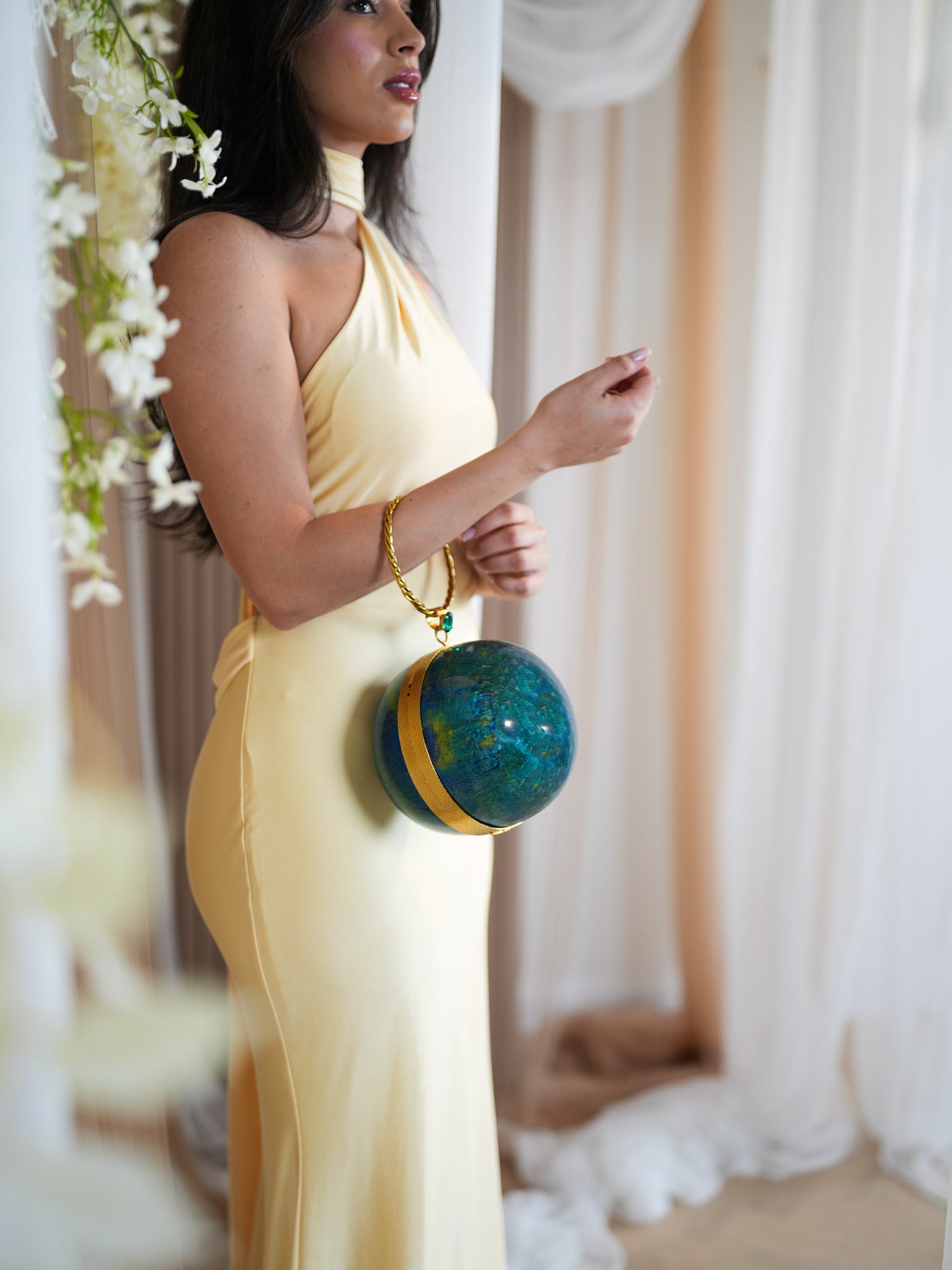 World in Your Hand Clutch