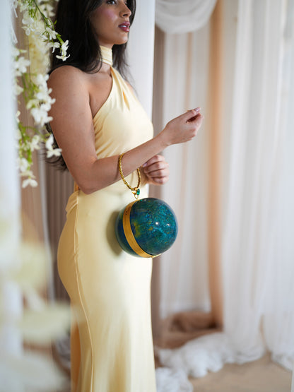 World in Your Hand Clutch