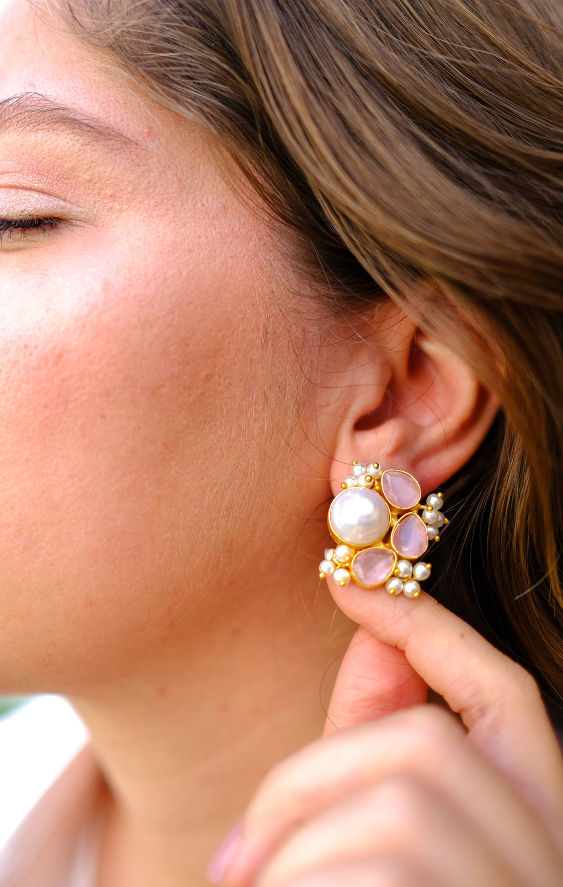 Melodic Love Monalisa Stone Earrings