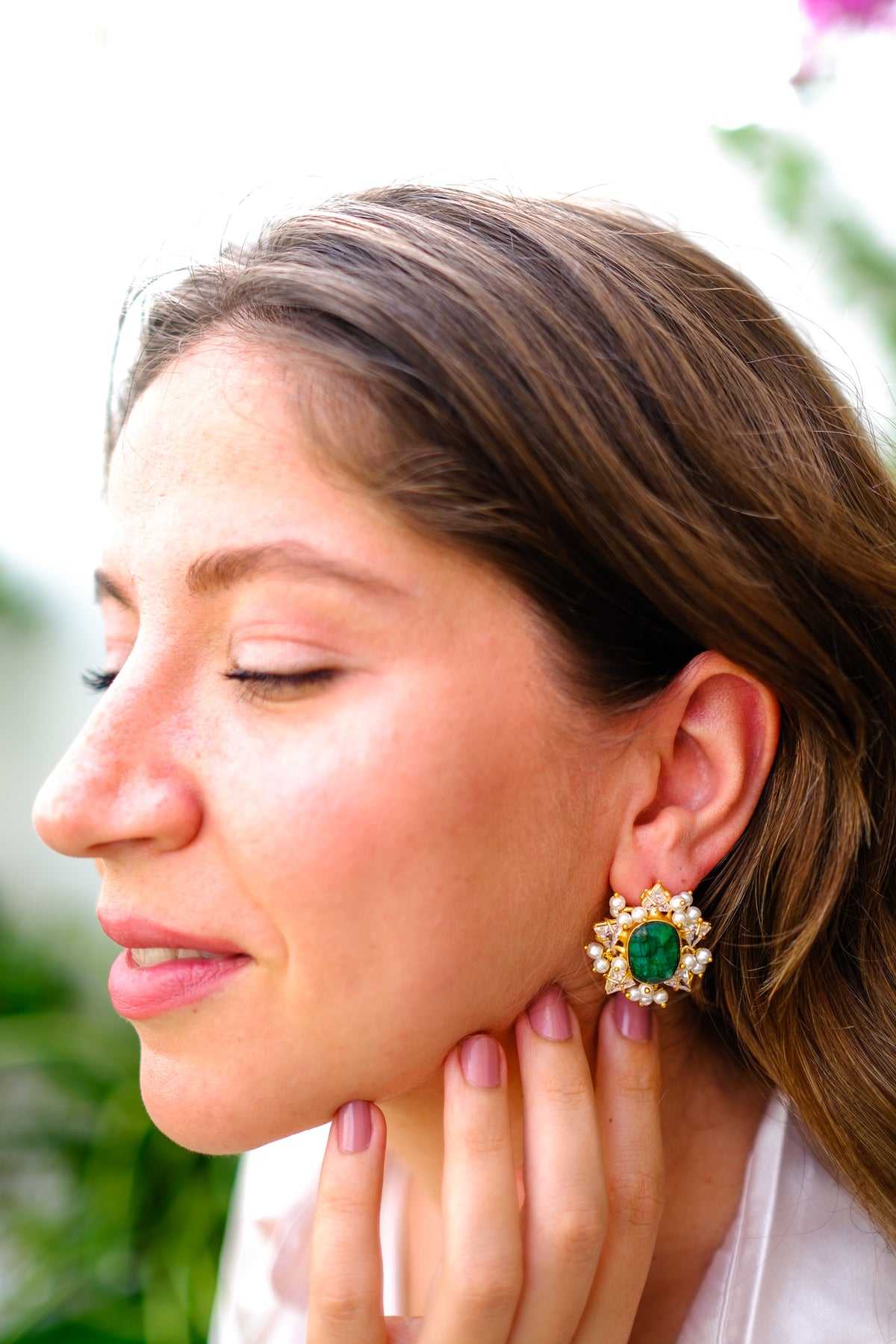 Enduring Love Corundum Stone Earrings