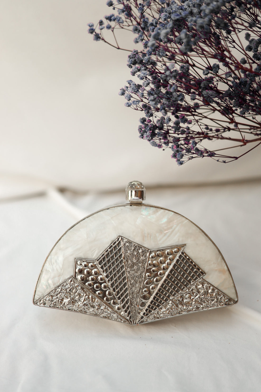 Party Clutch Purse, Oceans of Love Brass Clutch, Selomenika