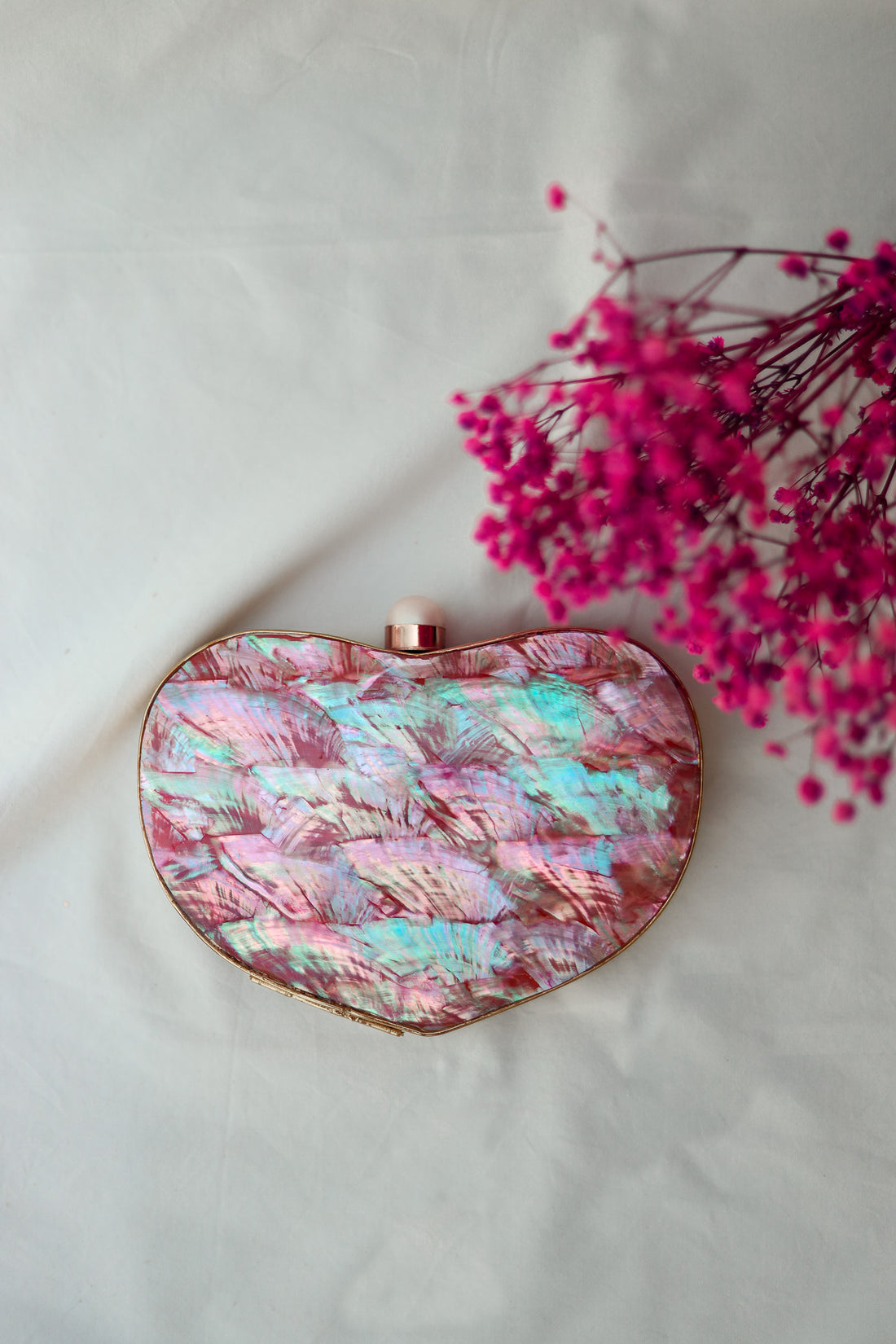 Clutch Bag For Women, Valentine Heart Shape Clutch, Selomenika