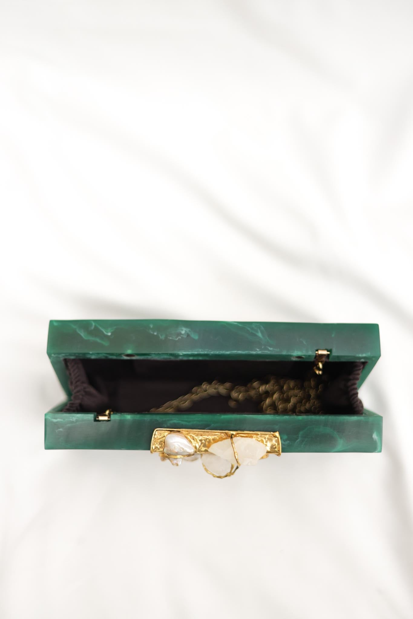 Captivate with Charm Clutch (Emerald Green)