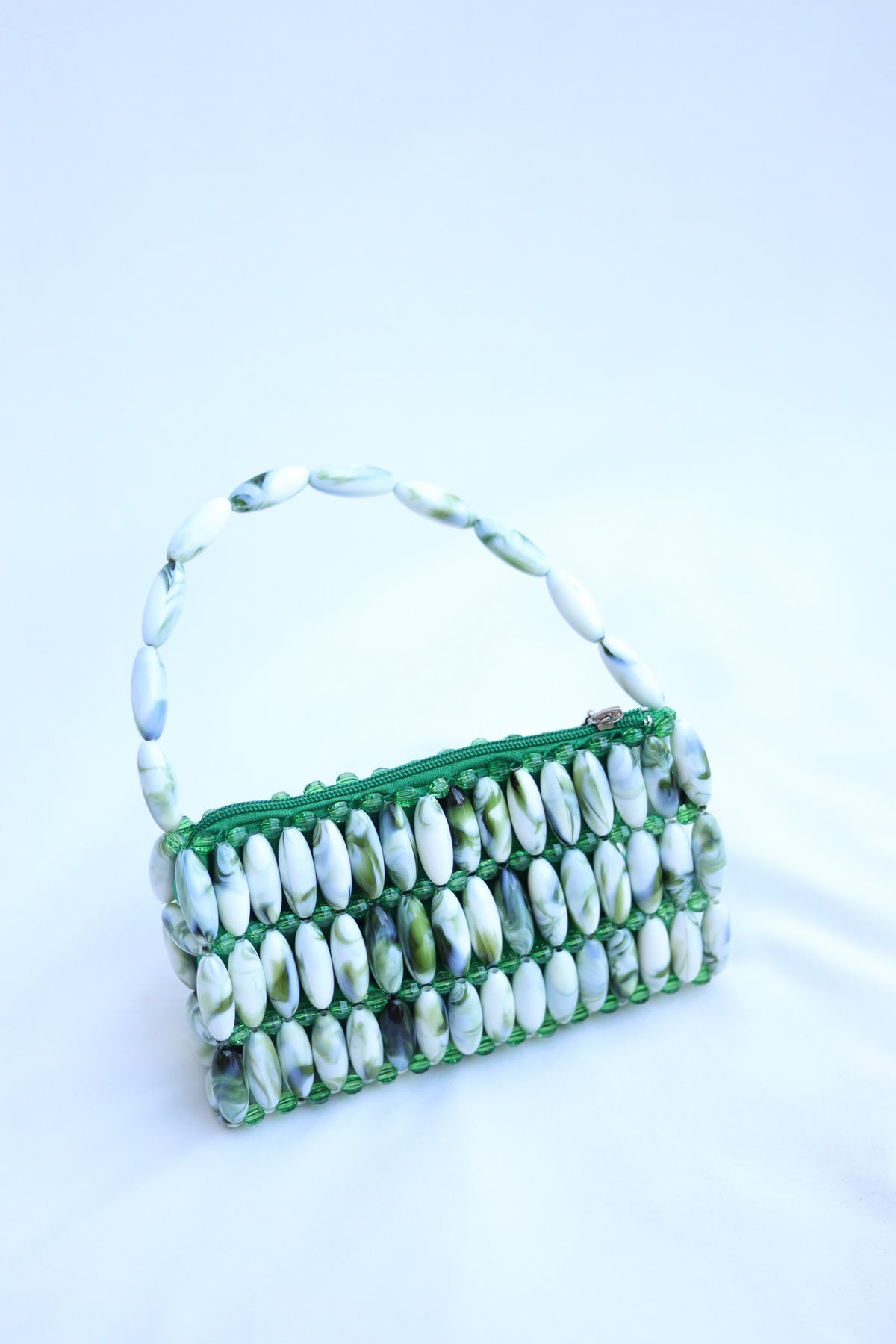 On My Way Out Beaded Bag