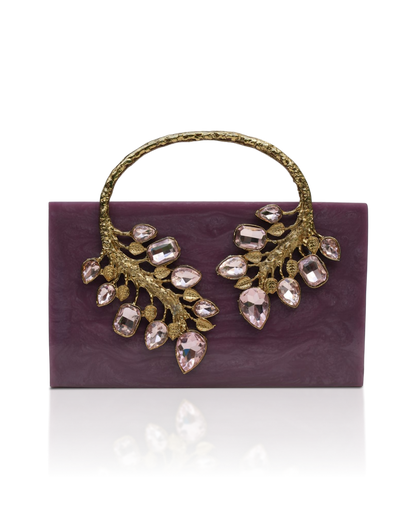 Efortless Chic Clutch(Purple)