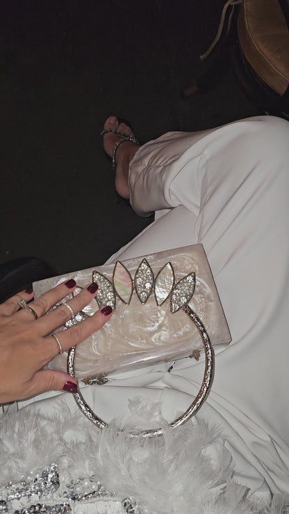 Thriving All Night Clutch (Silver handle)