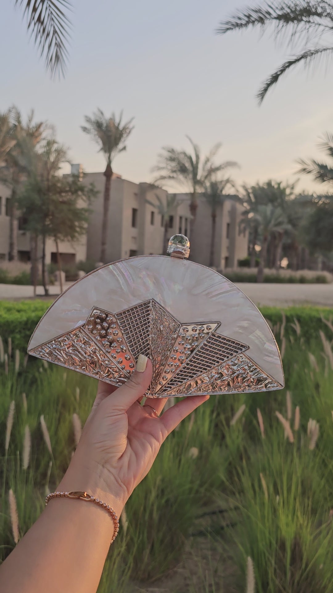 Oceans of Love Brass Clutch