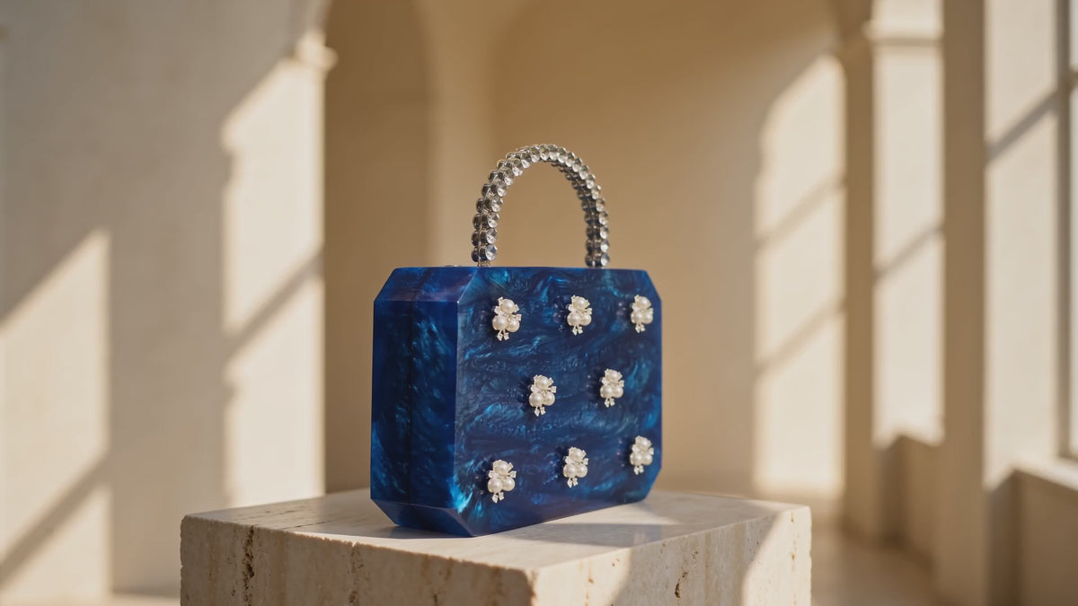 Beyond the Ordinary Clutch (Navy Blue)